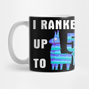 I Ranked Up To 5 Birthday Video Game Llama Mug